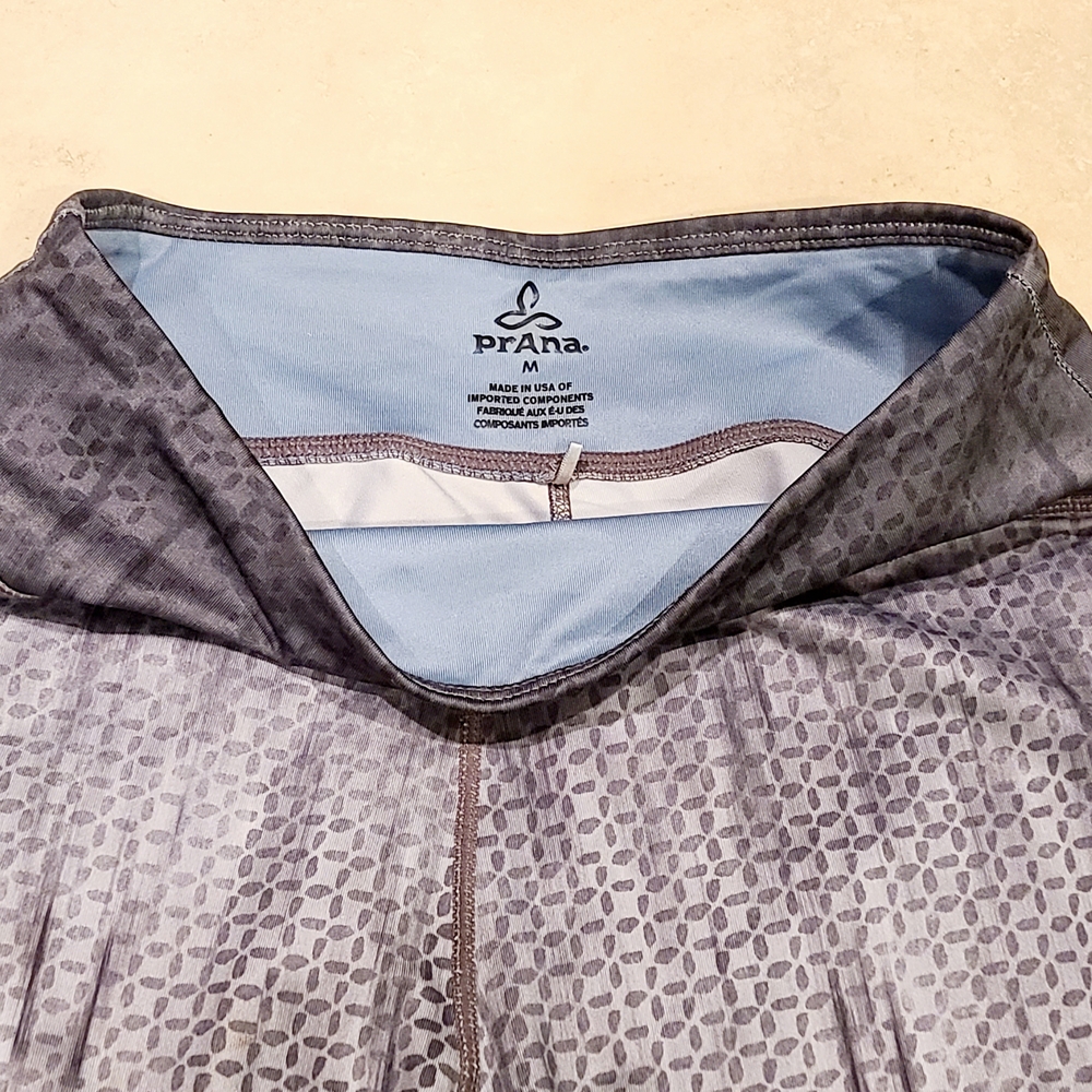 Prana Marble Gray and Blue Leggings - Picture 3 of 5